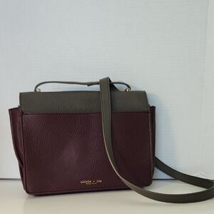 Olivia + Joy New York Purple and Gray Crossbody Bag